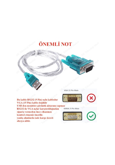 Usb To Rs232 Çevirici Kablo Uydu Yazılım Güncelleme