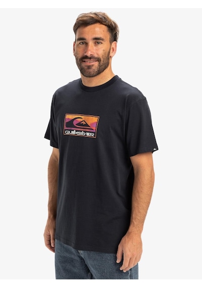 Quiksilver Ev Gradient Box Ss Erkek T-shirt-29744 Lacivert