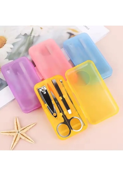 Mini 4 Parçadan Oluşan Bebekler Ve Çocuklar İçin Maniikür Set