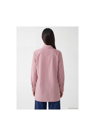 LC Waikiki Alıta Cıty Farkıyla Bordo Çizgili Poplin Kadın Gömlek Tunik Bordo - 931681444 Bordo LC Waikiki Alıta Cıty Farkıyla Bordo Çizgili Poplin Kadın Gömlek Tunik Bordo - 931681444 Bordo