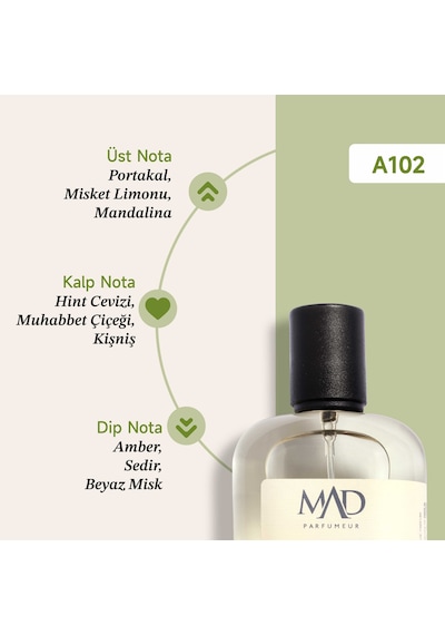 Mad A102 Selective Erkek Parfüm EDP 100 ML