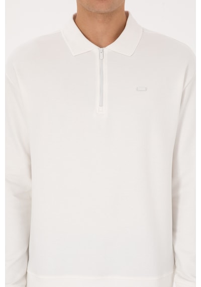 U.s. Polo Assn. Erkek Ekru Sweatshirt 50316484-vr184 Off Whıte
