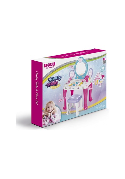 Unicorn Makyaj Masası Ve Tabure Seti