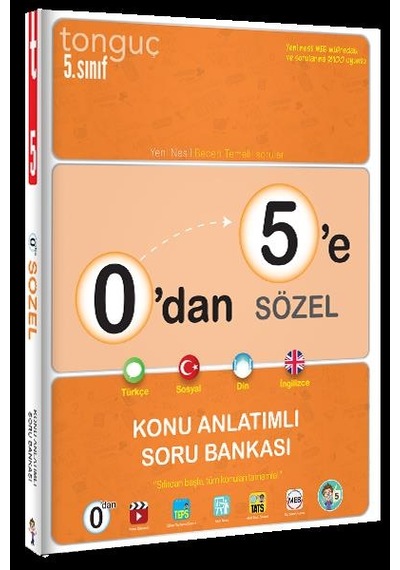 0'Dan 5'E Sözel Konu Anlatımlı Soru Bankası - Tonguç