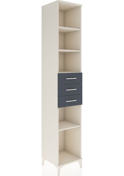 Hyperion Dolap 4 Raflı 3 Çekmeceli 44x44x243 Aytaşı-antrasit Aytası Hyperion Dolap 4 Raflı 3 Çekmeceli 44x44x243 Aytaşı-antrasit Aytası