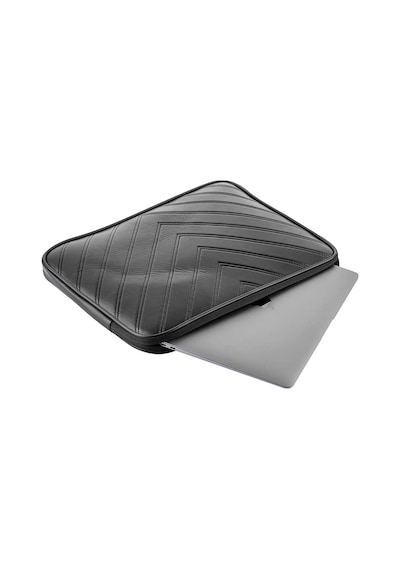 Notebook Laptop Apple Uyumlu MacBook Çantası Suni Deri 13"-13.6" İnç - 800-düz Siyah