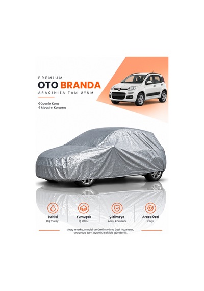 Fiat Panda 319 2020-2024 Hatchback Uyumlu Araba Brandası Oto Branda Araba Örtüsü Araç Çadırı