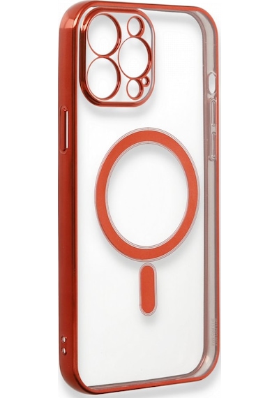 Apple Uyumlu iPhone 12 Pro Max Kılıf Magsafe Özellikli Lazer Silikon Kapak