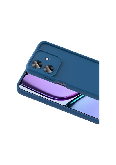Zore Realme Note 60 Kılıf Kamera Korumalı Msra Ananas Kapak - Koyu Yeşil Koyu Yeşil