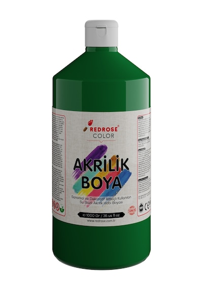 Red Rose Yeşil Akrilik Boya 1 KG
