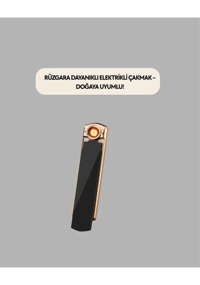 Kamp Ve Dış Mekanlara Uygun Elektronik Çakmak Güçlü Batarya Çev