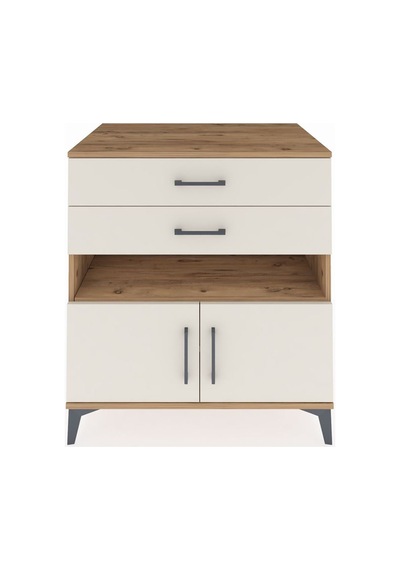Kronos Şifonyer 2 Raflı 2 Çekmeceli 2 Kapaklı 88x59x96 Çam-ay... Çam