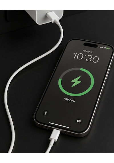 iPhone Uyumlu - 878 - 13 12 11 Xr Xs X Se 2022 2020 20w Lightning - Csmo-tex - Şarj Cihazı