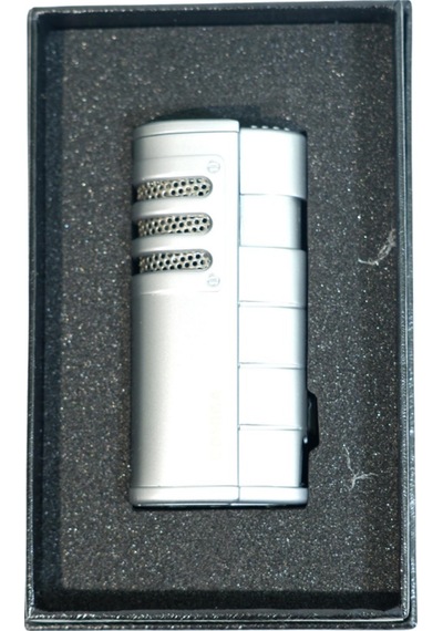 Cohiba 3 Torch Pürmüz Delicili Gümüş Puro Çakmağı - Tr9588