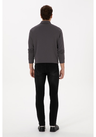 U.S. Polo Assn. Erkek Siyah Slim Fit Jean Pantolon 50316543-DN0027