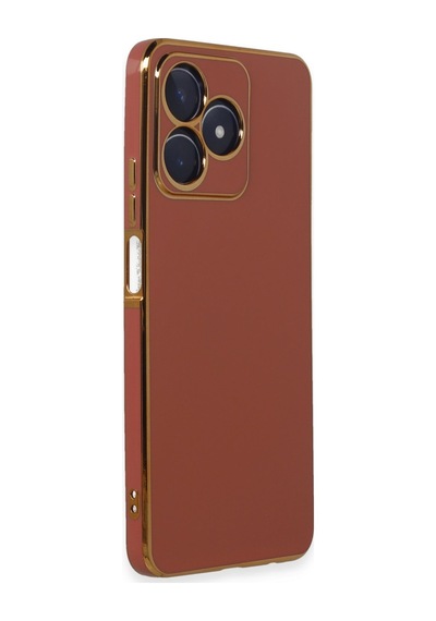 Realme C53 Uyumlu Kılıf Volet Silikon - Kırmızı