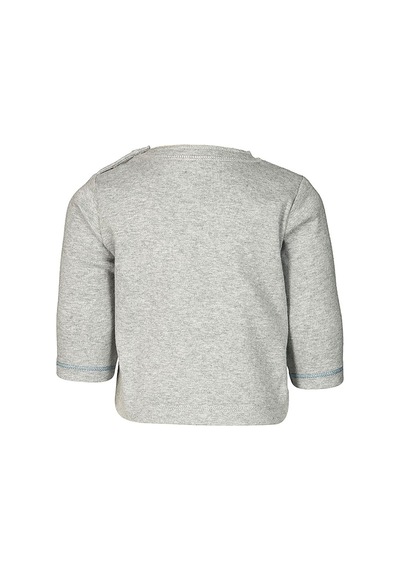 Organicera Organik Uzun Kollu Tshirt,Grey Melange ((435405941) Gri