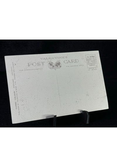İngiltere Marıne Drıve, Rhos On Sea Post Card W1227 Carbo Colour Valentin & Son London Nadir