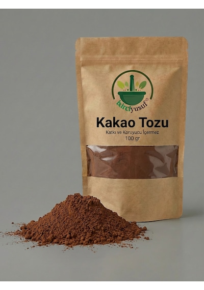 Kakao Tozu Toz Kakao Cocoa Powder Doğal 100 G