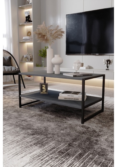Modern & Şık Orta Sehpa Metal Çerçeve İle Dayanıklı Tasarım, Minimalist Ve Fonksiyonel, Salon ,ofis Antasit Modern & Şık Orta Sehpa Metal Çerçeve İle Dayanıklı Tasarım, Minimalist Ve Fonksiyonel, Salon ,ofis Antasit