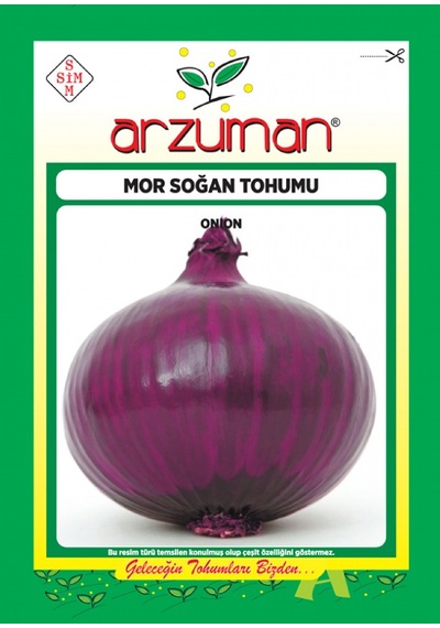 Arzuman Mor Soğan Tohumu 1250 Adet Tohum