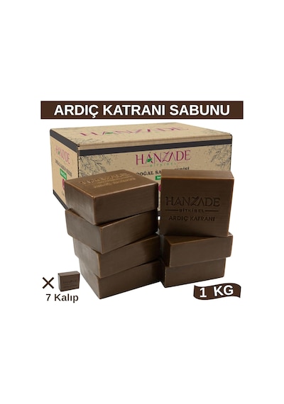 Hanzade Bitkisel Doğal El Yapımı Hatay Ardıç Katranı Sabunu 1 Kg 285 ML