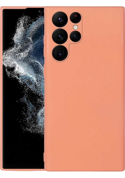 Samsung Galaxy Uyumlu S22 Ultra Kılıf Mara Lansman Silikon Mat Soft Koru