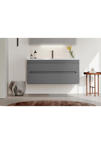 Orka Varna 100 Alt Modül + Lavabo Mat Gri Diğer Orka Varna 100 Alt Modül + Lavabo Mat Gri Diğer
