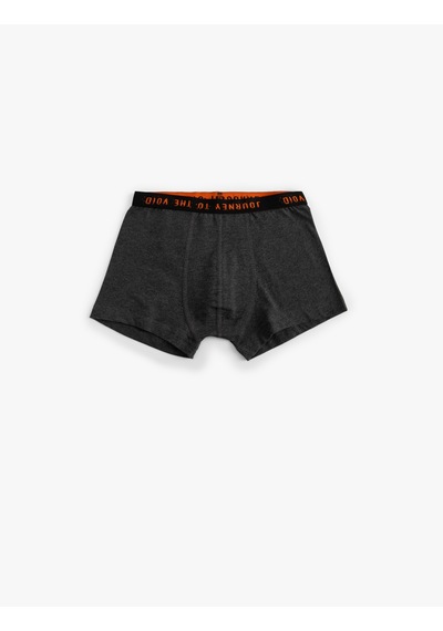 Koton 3'lü Boxer Seti Baskı Detaylı Çok Renkli Siyah 5slm90046mk Siyah
