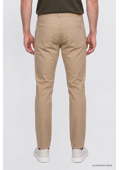Ac&Co / Altınyıldız Classics Slim Fit Dar Kesim Pamuklu Chino Erkek Pantolon - Camel