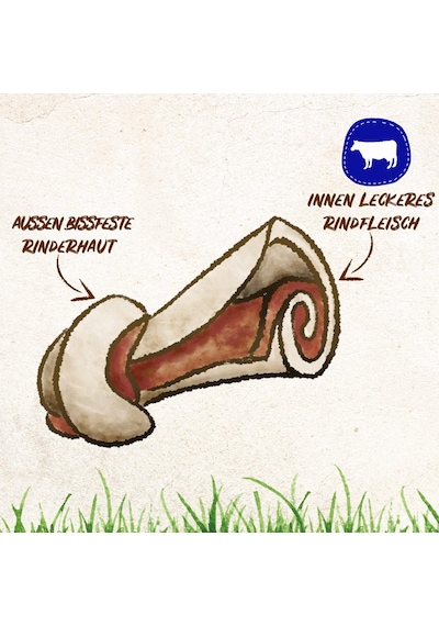 Delights Beef L Boy Sığır Etli Kemik, 85 Gr Köpek Ödülü