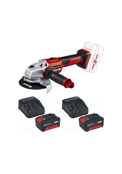 Einhell Axxio Kömürsüz Akülü Avuç Taşlama + 4.0 Ah Akü 2 Adet