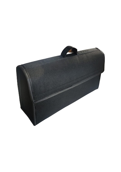Ayrex Araç Bagaj Çantası Oto Bagaj Düzenleyicisi Organizer Siyah 50x20x15cm Su Geçirmez İthal Keçe Kumaş Genel