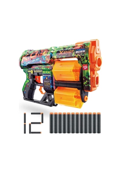 Oyuncak Tabanca X-shot Excel Skins Dread Blaster 12 Dartlı