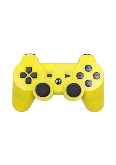 Ps3 Dualshock 3 Kablosuz Oyun Kolu Renk Seçenekli - Sarı