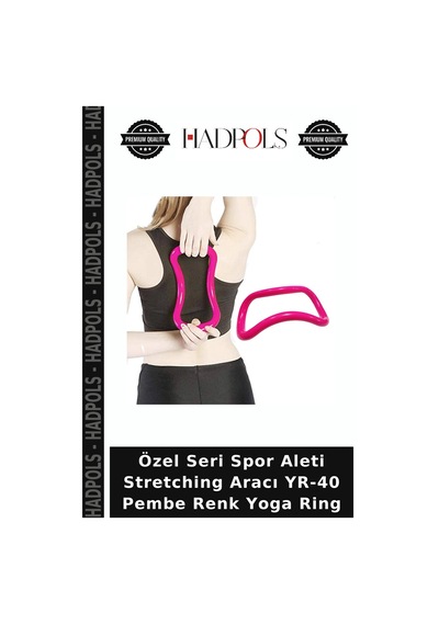 Özel Seri Spor Aleti Stretching Aracı Yr-40 Pembe Renk Yoga Ring