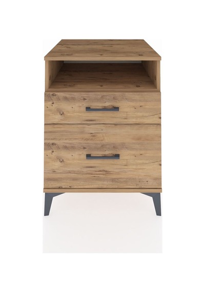 Kronos Komodin Tek Raflı 2 Çekmeceli 60x59x80 Çam-çam Çam