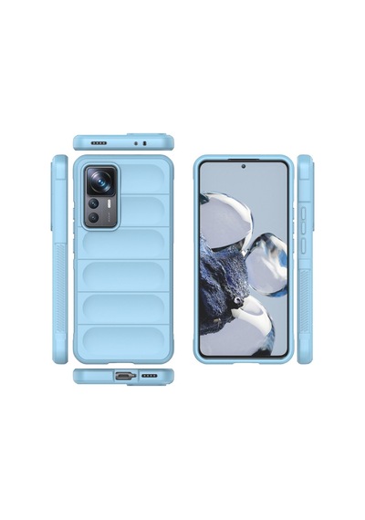 Mi 12t Pro Kılıf Optimum Silikon - Sky Blue Düz Renkli