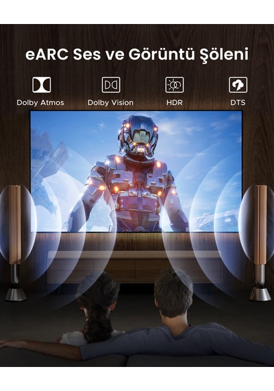 Ugreen Alüminyum 8k 60hz Dişi To Dişi V2.1 Hdmı Uzatma Birleştirme Aparatı, 90592