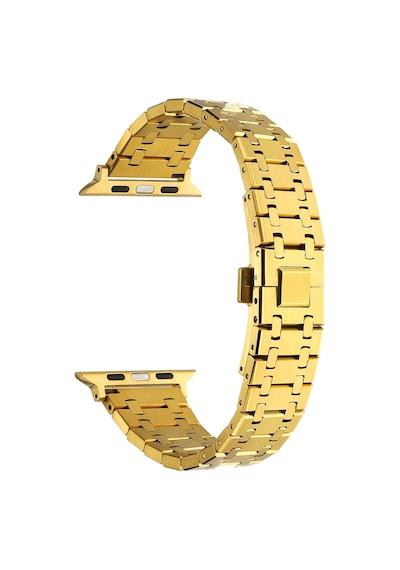 Zore Watch 42mm Uyumlu Krd-83 Metal Kordon-gold