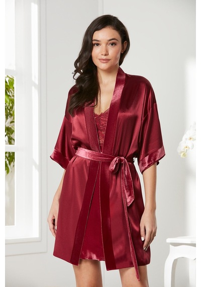 Pierre Cardin Kadife Saten Dantelli Gecelik Ve Sabahlık Takımı 4045 001 Pierre Cardin Kadife Saten Dantelli Gecelik Ve Sabahlık Takımı 4045 001