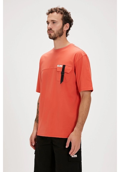 Bad Bear Clıfford T-shırt Turuncu Erkek Tshirt Siyah