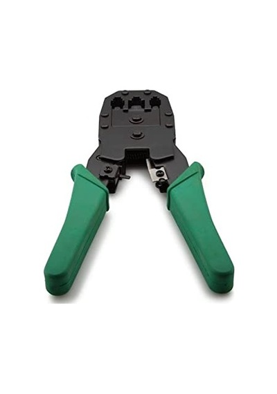 Primex Px-8045 Rj45 Rj12 Rj11 Üçlü Jack Çakma Pense, 8p8c Rj45 6p6c Rj12 6p4c Rj11 Uyumlu Network Telefon Kablo Sıkma Pensesi, Kablo Kesme Soyma Özellikli Modüler Konnektör Pense