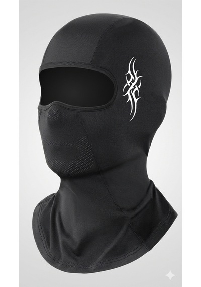 Flex Premium Reflektörlü Siyah Kar Maskesi Model 37 Balaklava Balaclava Motorsiklet Scooter Bisiklet Spor