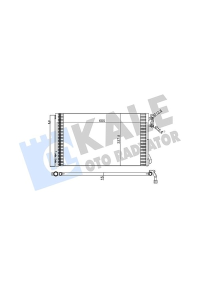 Kale-radyator Klıma Radyatoru Bmw E81 E82 E87 E88 E90 E91 E92 E93 E84 E89 376700 64539229021