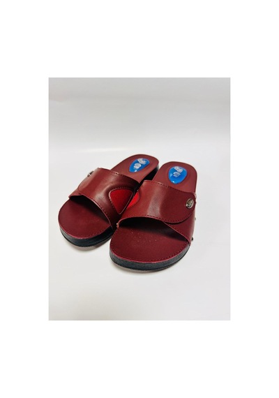 Style Comfort Ortopedik Halluks Valgus Anatomik Taban Kemik Çıkıntısı Ve Topuk Dikeni Terliği Cırtlı Schwjl.03 Bordo