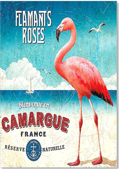 Cakasepetim Camargue Filamingolar Görseli Ahşap Mdf Tablo
