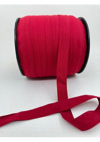 2 Cm Pamuk Grogren Şerit-5 Metre-kırmızı
