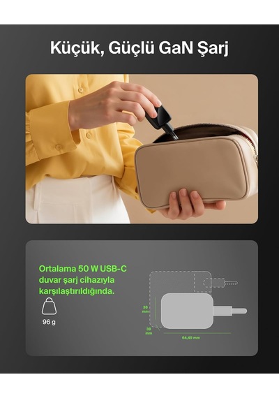 Belkin 2 Bağlantı Noktalı Usb-c Şarj Cihazı 50 W, 2x Usb-c Çift B 93522278