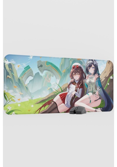 Lan Yan Genshin Impact Anime Oyuncu V4 - 90x40 Xxl Gaming Mouse Pad Fare Altlığı